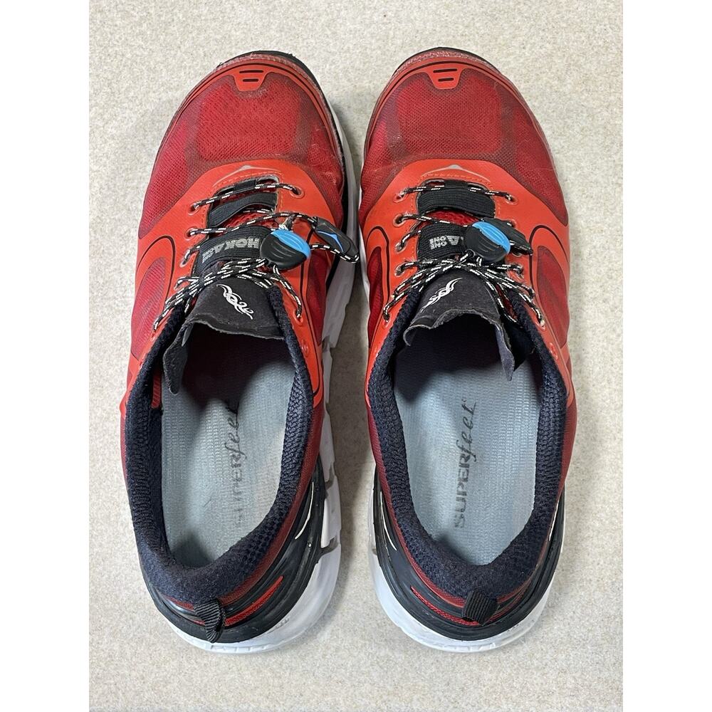 Hoka One One M Conquest Red Running Shoes Men’s Size 8.5 30108-025 - Picture 4 of 11
